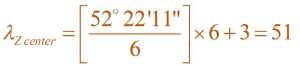 مثال-بدست-آوردن-نصف-النهار-مرکزي-هر-قاچ