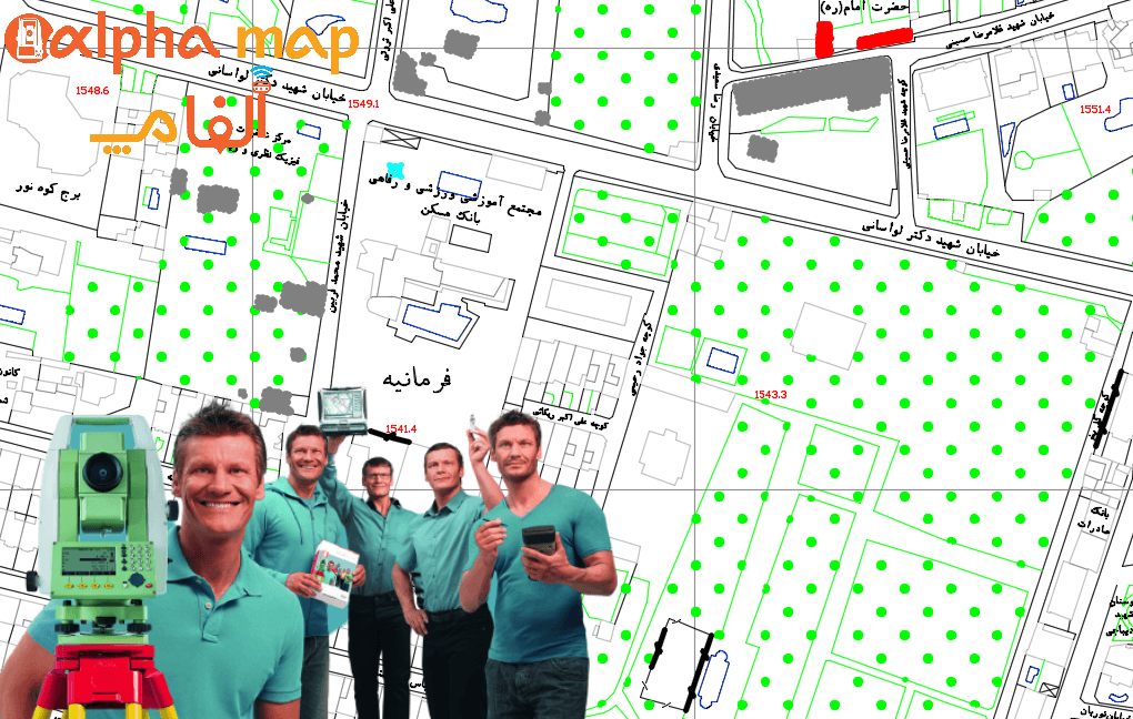 نقشه یو تی ام شهرداری